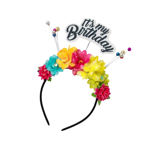 Comfortable Stretchy Headwear Shining Birthday Party Hair Hoop Stylish Design Party Supplies For Girls Adults