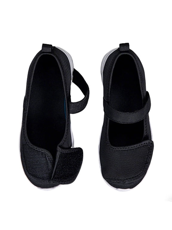 Comfortable Summer Mesh Sandals for Elderly Women with Wide Feet, Extra Wide Toe Box Swollen Feet Support Breathable Orthopedic Walking Shoes Sandalias Ancha Mujer