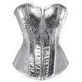 thumbnail image 1 of Comfortable Support Bras for Women Running Girl Sports Bras for Women Shiny Zipper Corset Dress With Adjustable Straps Western Style Fashion Body, 1 of 6