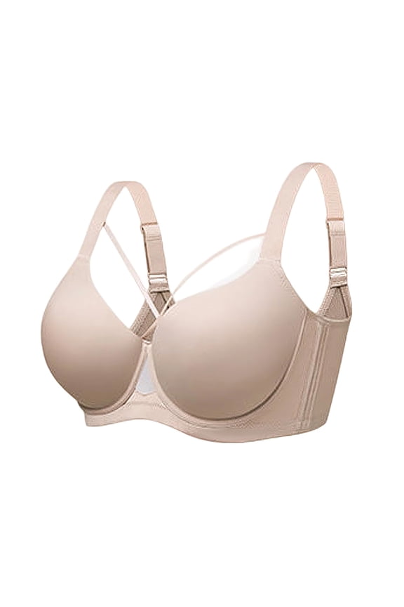 Comfortable Supportive Bustier For Women Flexible Underwire Cut Out Strappy Bra