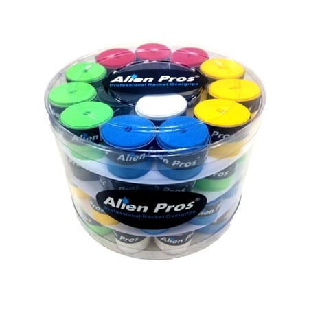 Comfortable Tacky-feel Sweat-absorptive Durable 10 Colors Overgrips Pack of 60 Pieces
