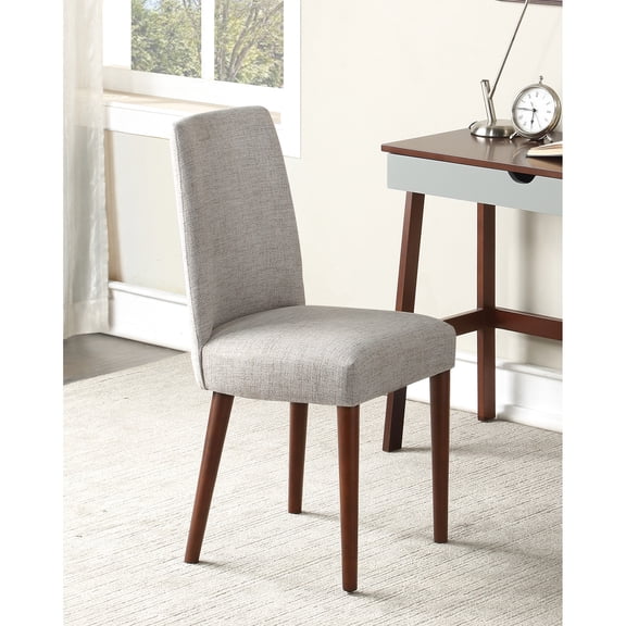 Comfortable Gray Chair / For Desk or Table Work / Corner Block Design