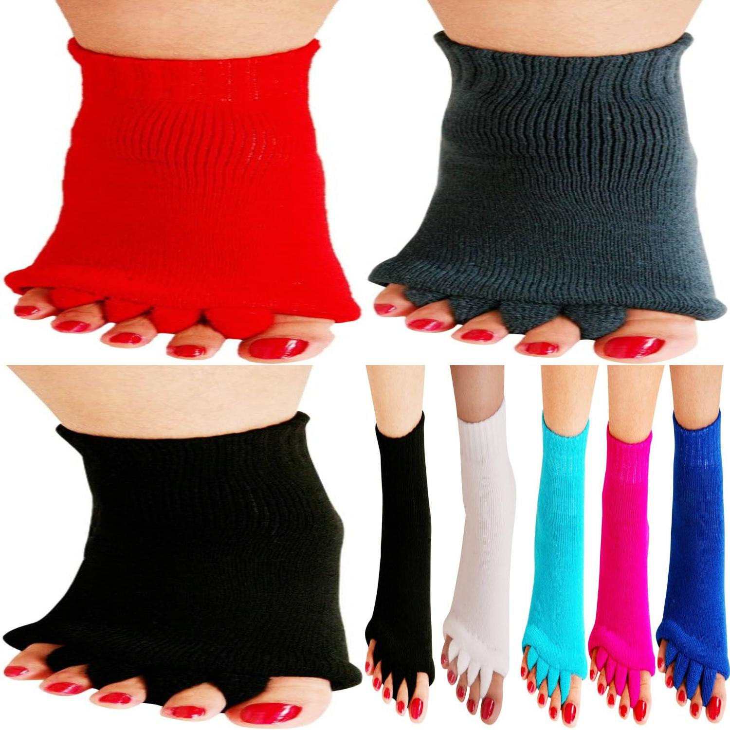 Comfortable Therapeutic Five Toe Separator Socks for Pain Relief and Health Benefits Improve