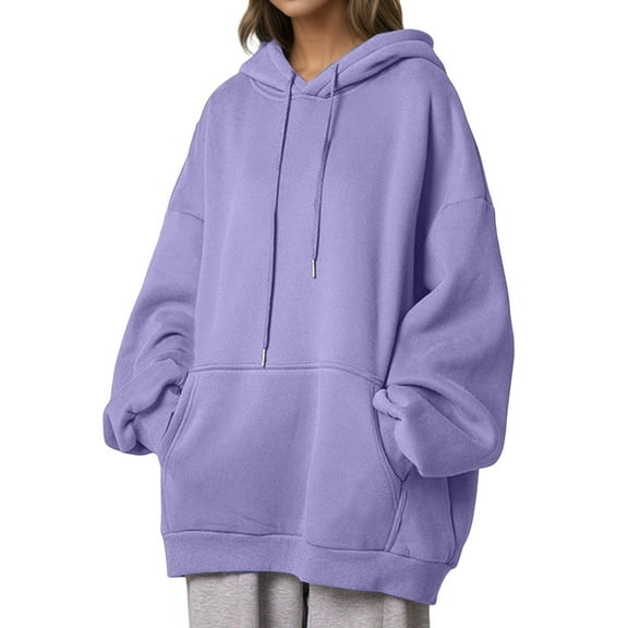 Comfortable Thickened Pullover Hoodie For Women - Casual Everyday Wear With Pockets - Stylish Korean- Design For Modern Ladies