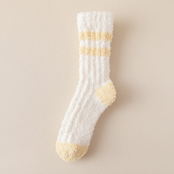 Comfortable Tube Socks Women's Ankle Socks Low Cut Liner Socks Non-Slip Breathable Athletic Socks for Sneakers Socks Warm Soft Winter Comfort Thickened Warm Sleeping Socks for Women