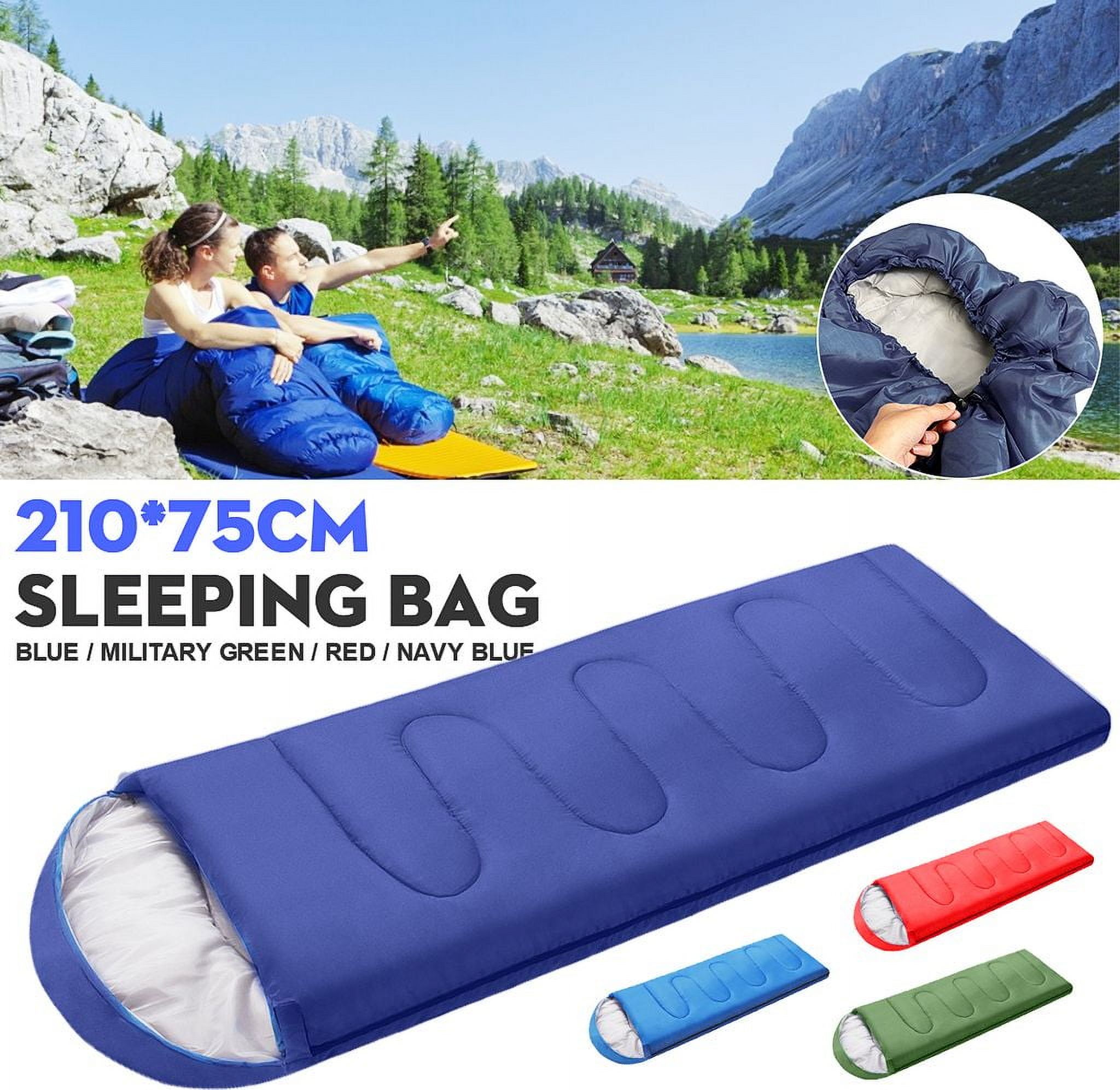 Naturehike Schlafsack Für Camping – Bis 3°C, Baumwolle, 190x75 Cm, Mit Kapuze – Für 1 Person, Leicht, Kompakt