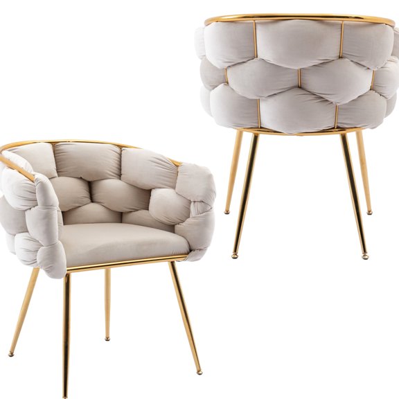 Comfortable Velvet Sofa Chair / Ideal for Lazy Relaxing in Bedroom