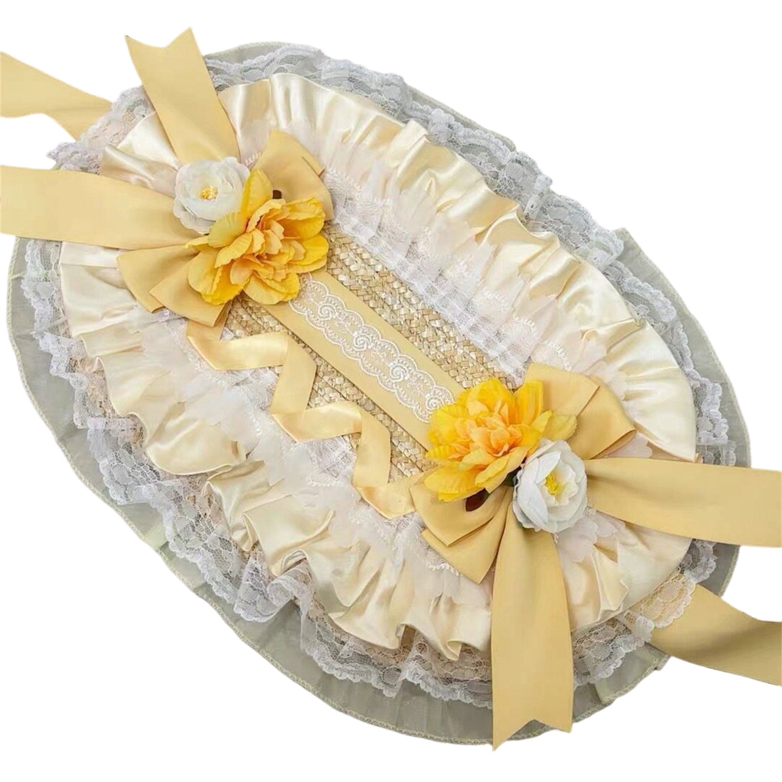 Comfortable Victorian Bonnet Lace Bonnet Cap Odorless Natural Fiber ...
