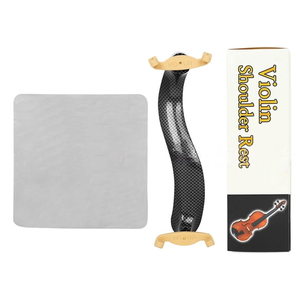 Comfortable Violin Shoulder with Elastic Silicone Claws Thickened Sponge Pad Adjustable Height Protects Varnish