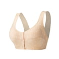 thumbnail image 1 of Comfortable Wireless Bra For Mature Women Front Closure Vest Style Plus Size Soft Cup Bra For Everyday Wear, 1 of 8