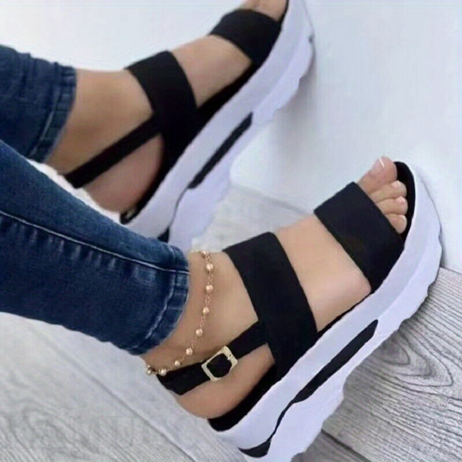 Chic Women's Platform Wedge Sandals for Summer Outings main image 1