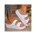 thumbnail image 1 of Comfortable Women's Sandals for Summer Dresses - EVA Double Buckle Sandals, 1 of 6