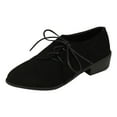 thumbnail image 1 of Comfortable Women's Slip On Sneakers Casual Walking Shoes for Everyday Women's Casual Shoes Retro Pointed Toe Lace Up Heeled Mary Jane Low Heel For Everyday Relaxation And Dates, 1 of 9