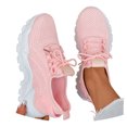 thumbnail image 1 of Comfortable Women's Sneakers - Breathable Mesh Design for Everyday Use Soft Bottom and Round Head Style, 1 of 9