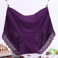 thumbnail image 1 of Comfortable Women's Underwear Plus Size Mid High Waist Breathable Briefs for Elderly Women Solid Design Quality Everyday, 1 of 3