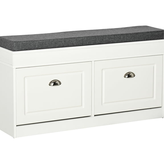 Comfortable and Ample Storage - Sit comfortably while storing up to 8 pairs of shoes in entryway