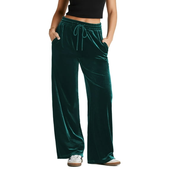 Comfortable and Chic Activewear: Women's Solid Wide Leg Pants