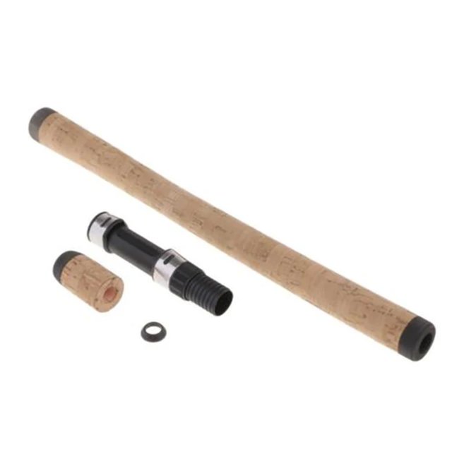 Comfortable and Durable Set of Cork Fishing Rod Handle and Reel Seat