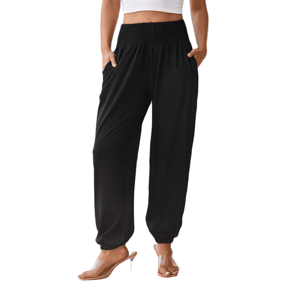 Comfortable and Stylish Women's Elastic Ankle Jogger Pants