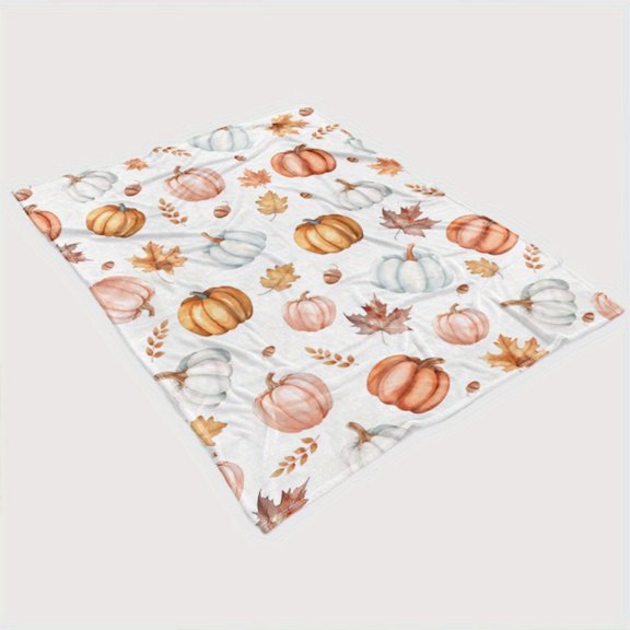 Comfortable autumn themed shawl blanket - lightweight warm and tear resistant suitable for sofas or beds