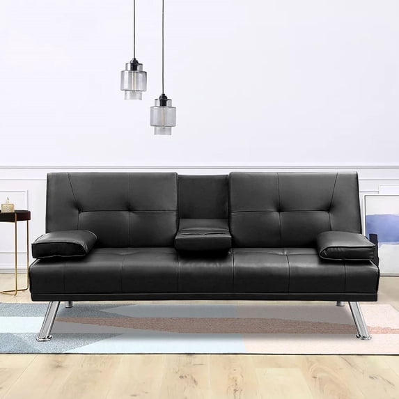 Comfortable seating, multiple positions - Futon sofa for relaxing in the living room
