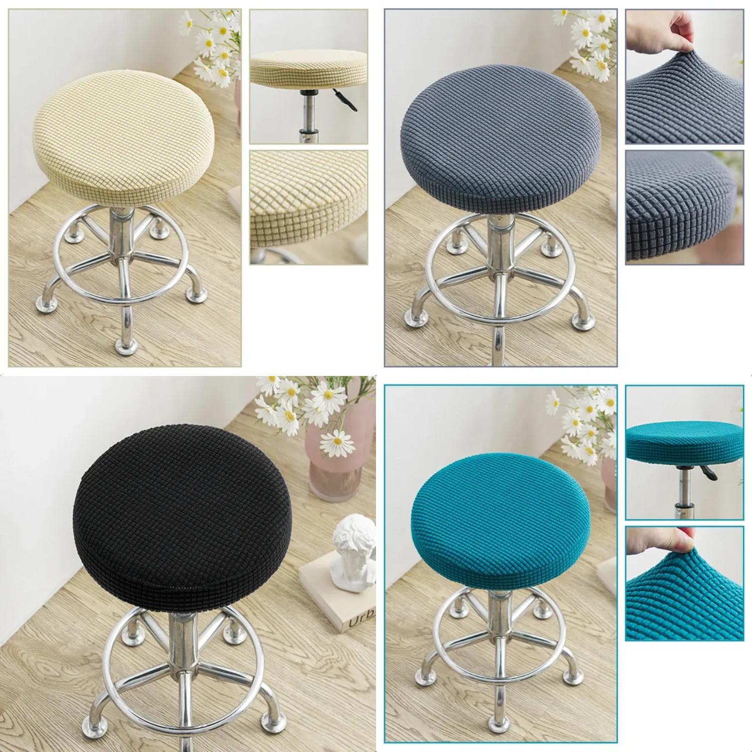 Comfortable and stylish Stretch Elastic Round Chair Cover Practical