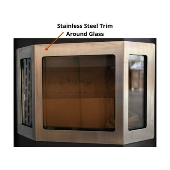 Comfortbilt HP22-Burgundy-SS Pellet Stove