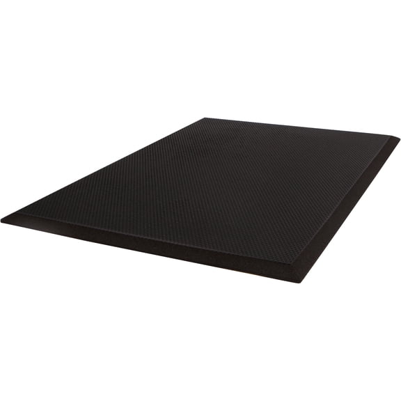 Earth Edge Comfortboost Anti-Fatigue Mat Plus 2'x3' Black NBR Premium Foam Kitchen, Garage, Instant Relief