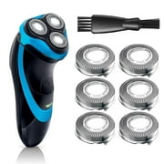 Comfortcut Replacement Heads for Philips Norelco Electric Shaver Series 1000, 2000, 3000 and S738 with Durable Sharp Blade, SH30 Philips Heads, 6-Pack