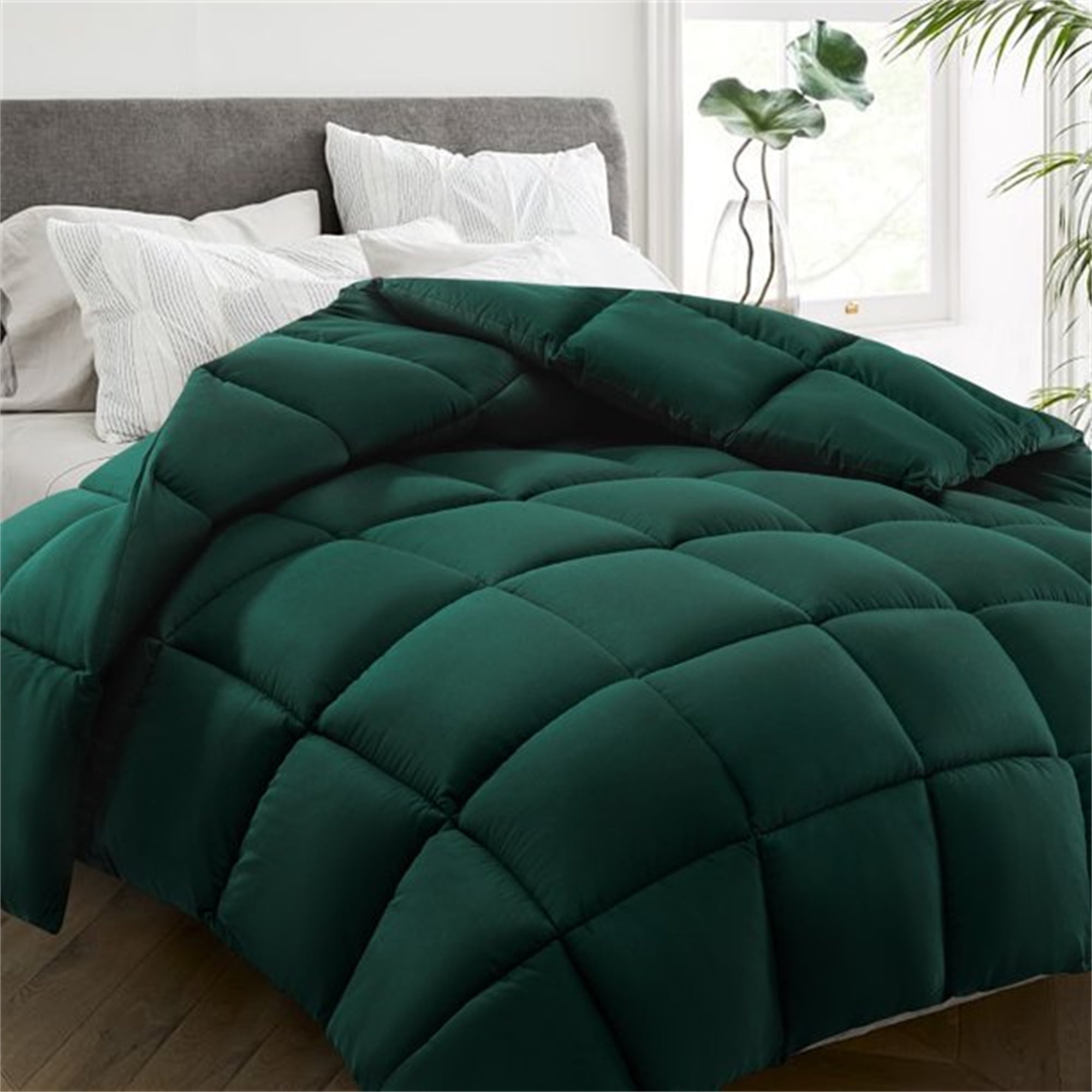 Comforter California King Green All Season Down Alternative, Cooling