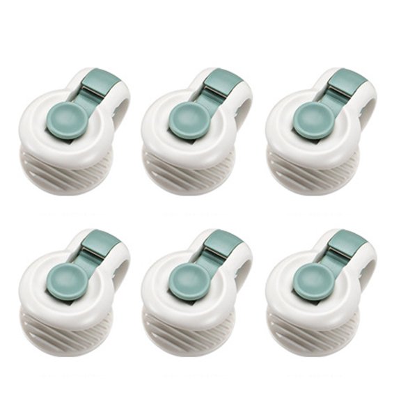Comforter Clips Duvet Clips Padded Clips Blanket Fasteners to Secure Bedding for Preventing Comforters From Shifting Inside Duvet Cover(6 Pieces),Green