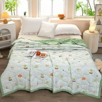 Comforter,Cooling Blanket Queen,Lightweight Machine Washable Summer Air Conditioning Quilt Washed Cotton Summer Cooler Quilt Firms Store Gift Summer Quilt Thin Quilt Quilt Core For All Season