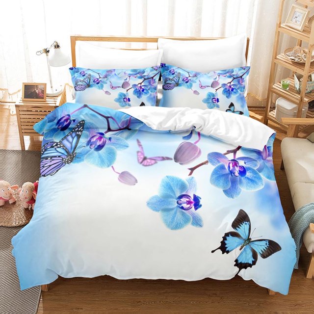 Comforter Cover Set Bedding Cover Set Microfiber Luxury Butterfly