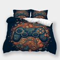 thumbnail image 1 of Comforter Cover Set Gamepad Printd Bedspreads Fashion Bedding Set Bed Gift for Kids Adult,King (90"x104"), 1 of 5