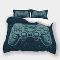 thumbnail image 1 of Comforter Cover Set Gamepad Printed Bedspreads Boys Men Fashion Home Textiles Bedding Set,King (90"x104"), 1 of 5