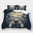 thumbnail image 1 of Comforter Cover Set Teen Adult Gamepad Printed Bedspreads Home Highend Bedding Cover Suit,California King (98"x104"), 1 of 5