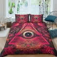 thumbnail image 1 of Comforter Cover Set The Eye of God Printed Bedspreads Boy Man High Quality Home Textiles,Full (80"x90"), 1 of 6
