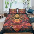 thumbnail image 1 of Comforter Cover Set The Eye of God Printed Bedspreads Boy Man High Quality Home Textiles,Queen (90"x90"), 1 of 6