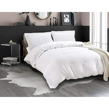 Comforter Cover with Button Closure and 2 Pillow Shams
