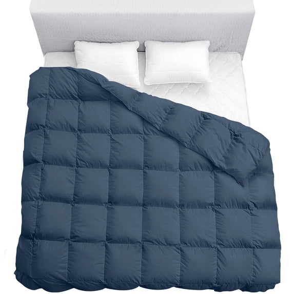 Comforter Duvet Insert Full/Queen Navy Blue Down Alternative All Season Microfiber