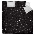 thumbnail image 1 of Comforter Set 3PC DQ Black Stars, 1 of 3
