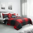 thumbnail image 1 of Comforter Set 5PC DQ Chevron Plaid, 1 of 3