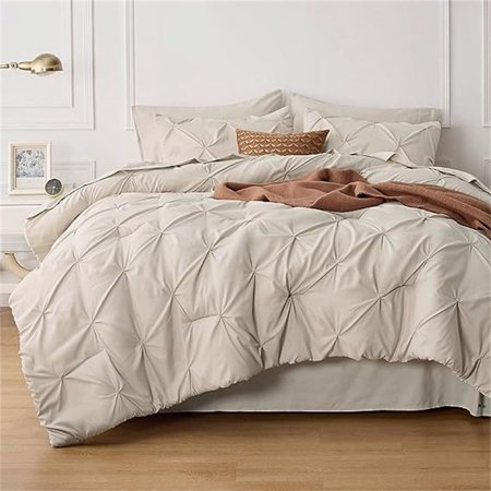 Comforter Set Beige - Twin - 5 Piece
