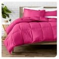 thumbnail image 1 of Comforter Set - Full Size - Ultra-Soft - Goose Down Alternative - Premium 1800 Series - All Season Warmth (Full, Pink), 1 of 9