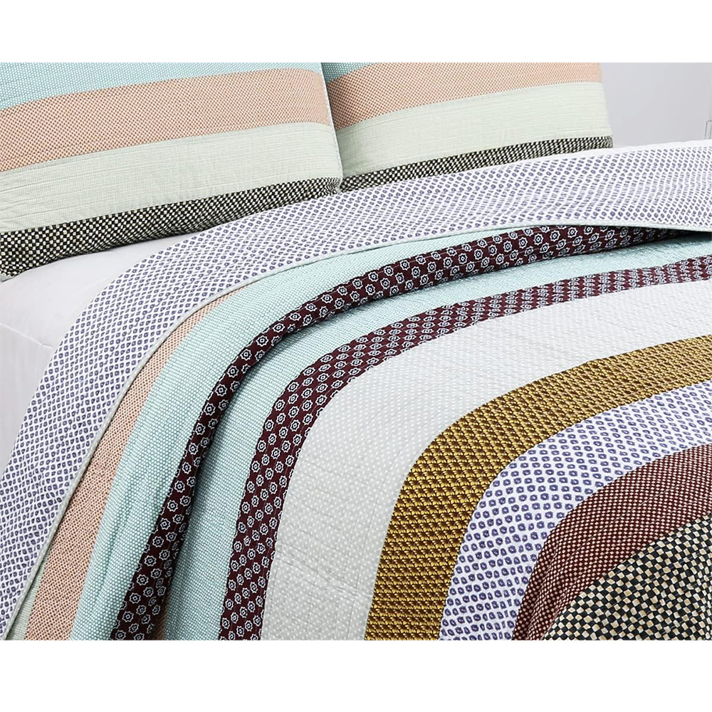 Comforter Set King Size, 3Piece Bedspread Coverlet Set with Reversible