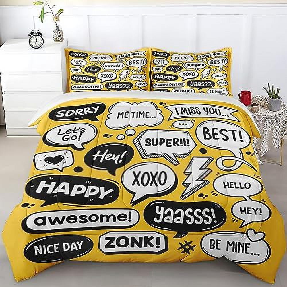 Comforter Set King Size Dragon Japanese Chinese Asian Bedding Set for