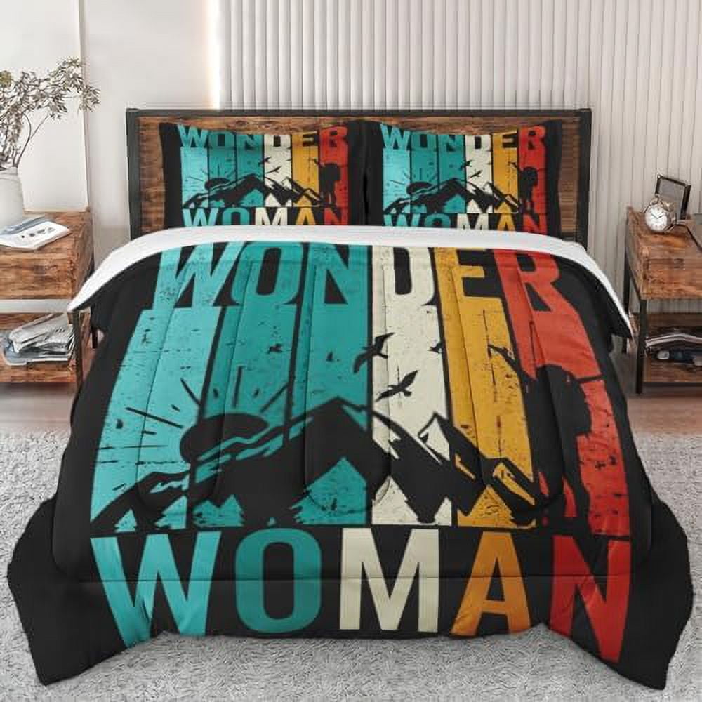 Comforter Set King Size Koala Happy Cute Mountain Soft Bedding Set for