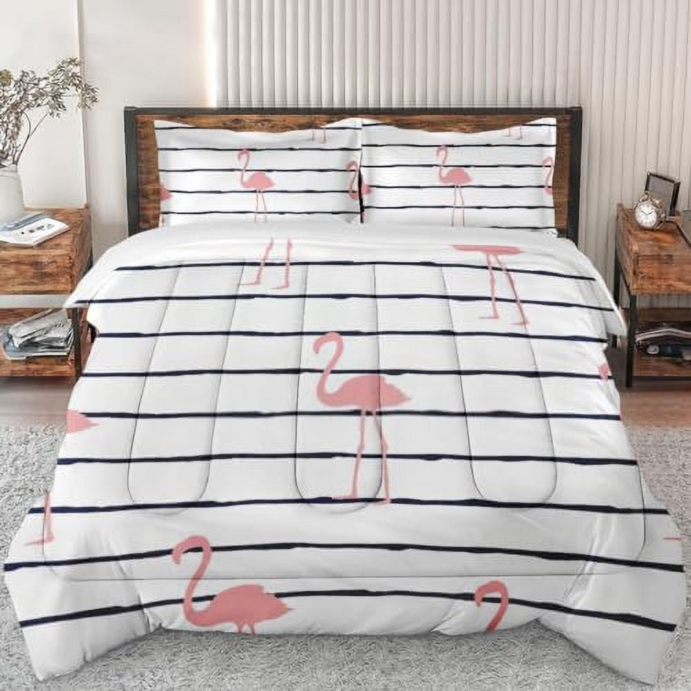 Comforter Set King Size Lemon Summer Fruit Orange Soft Bedding Set for