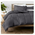 thumbnail image 1 of Comforter Set - Oversized Queen Size - Ultra-Soft - Goose Down Alternative - Premium 1800 Series - All Season Warmth (Oversized Queen, Forged Iron Grey), 1 of 2