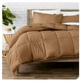 thumbnail image 1 of Comforter Set - Queen Size - Ultra-Soft - Goose Down Alternative - Premium 1800 Series - All Season Warmth (Queen, Caramel), 1 of 9
